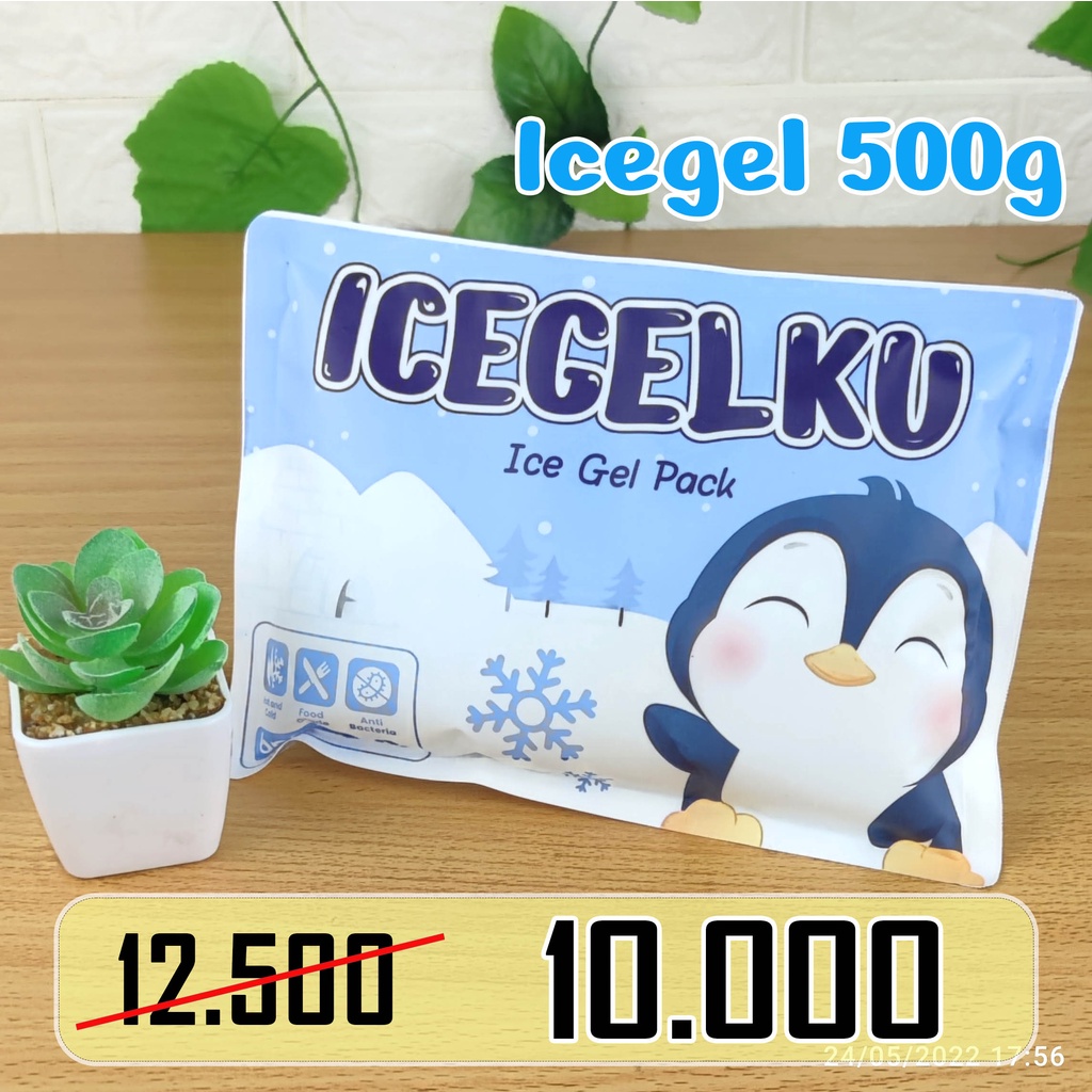 Ice Gel Besar 500g Merk Cool Gel - Blue Ice Pack Gel