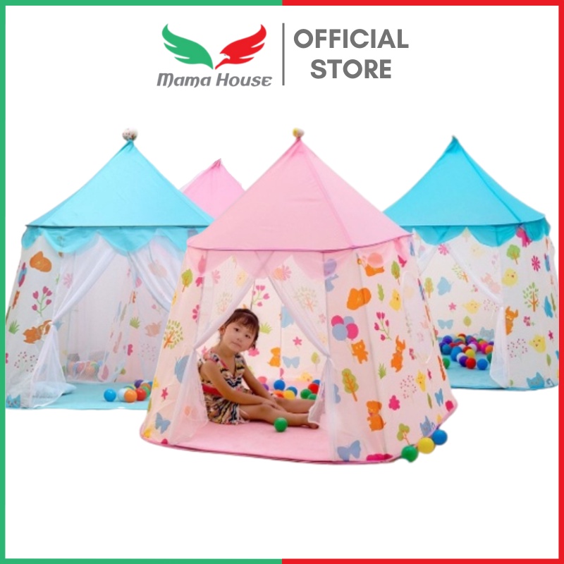 [MH] Tenda Bermainan Anak House Castle Model 2 Pintu Tenda Lipat