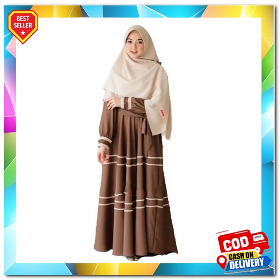 Gamis Terbaru 2023 Baju Dress Muslim Kondangan Kekinian Dres Lebaran Wanita Terlaris Mewah Gaun Simp