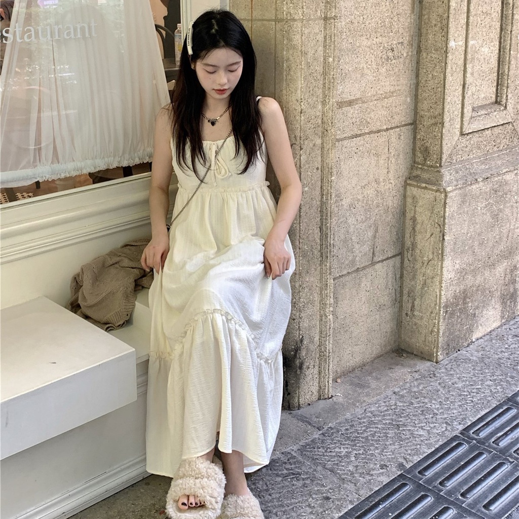 Red Kumikumi loose all-match short sweater jacket women s spring mid-length suspender dress dress two-piece set