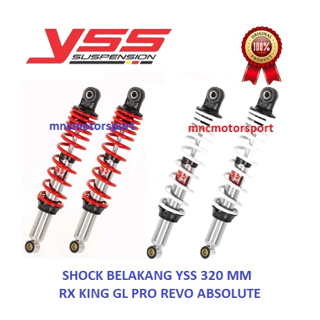 SHOCK BREAKER YSS 320 MM TYPE TOP PRIME RX KING REVO GL PRO