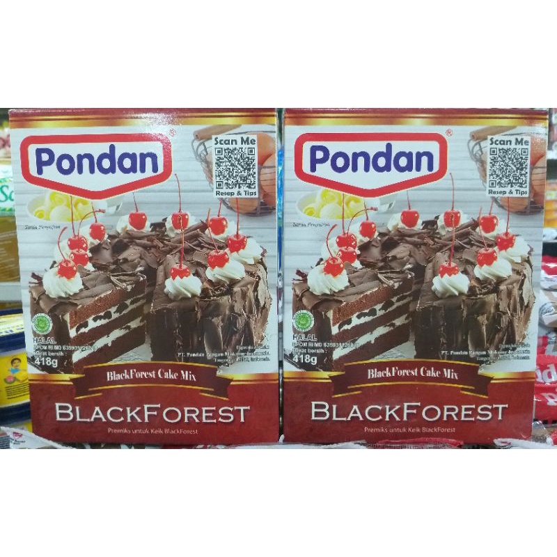 

KZ - pondan black forest 418g