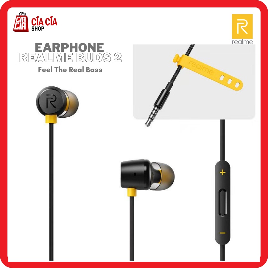 Earphone Realme Buds 2 RMA155 Headset Realme Buds Handsfree Realme Bud