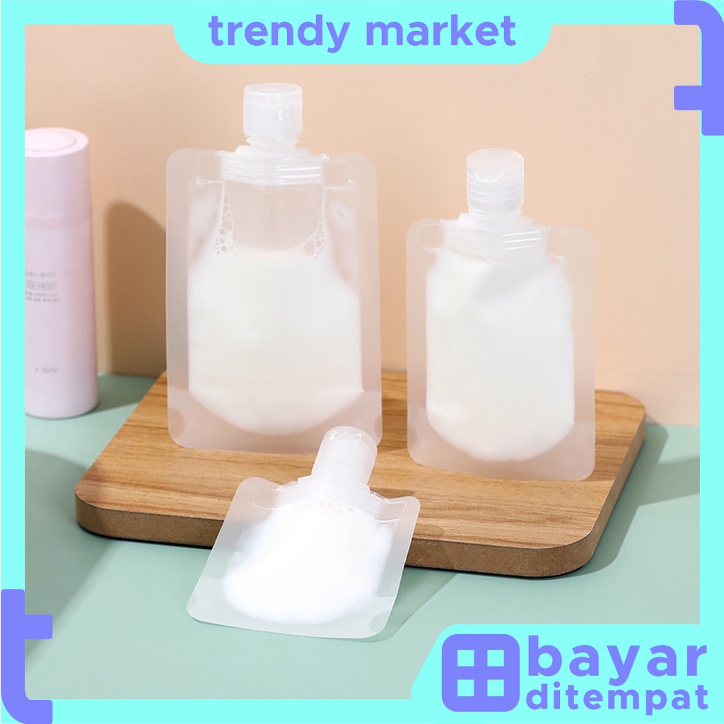 Travel Botol Refill Tempat Sabun Cair Botol Sabun Travel Plastik Fliptop Travel Bottle Cosmetic Loti