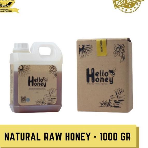 

✵ Hello honey 1kg (Manis) | Murni Asli Natural Raw Honey | Hutan Baduy Khas Uray Original 100% ♙