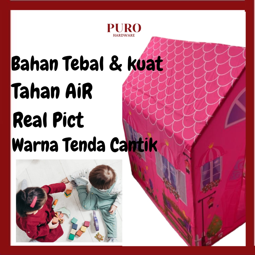 Tenda Anak Castle / Tenda Barbie / Rumah Barbie / Tenda Bermain Anak / Tenda Camping / Tenda Anak Murah / Tenda Anak Set / Tenda Mainan