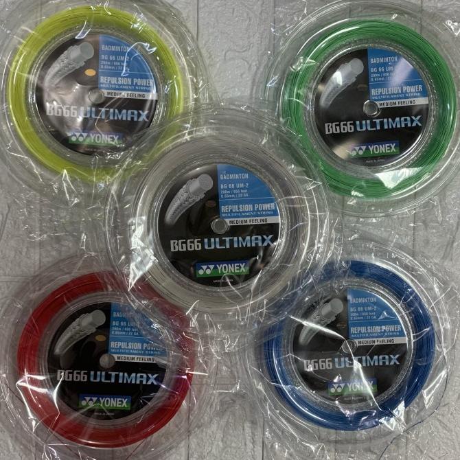 Senar Badminton YONEX BG66 ULTIMAX / BG 66 ULTIMAX ROLL SP ORIGINAL
