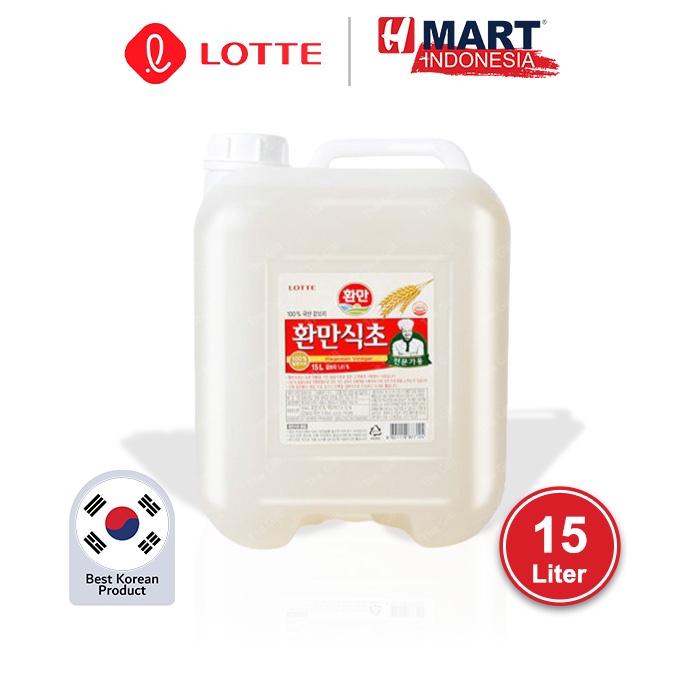 

LOTTE DELGA Hwanman Vinegar - Cuka Asli Korea 15L