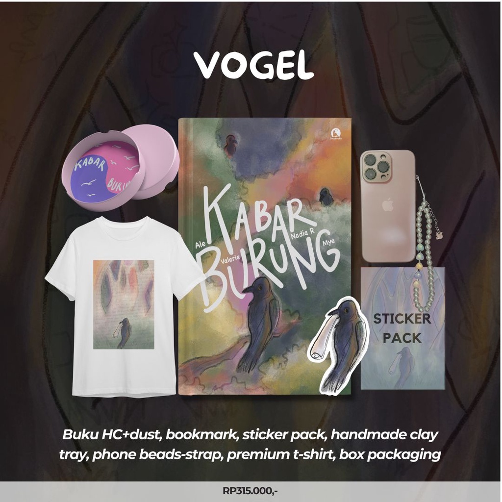 Novel Kabar Burung - Ale, Mye, Nadia Ristivani, Valerie