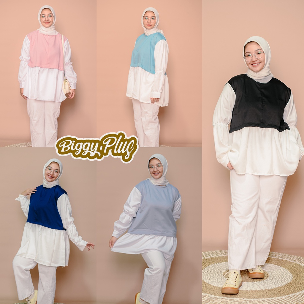 KEMEJA POLOS JUMBO MURAH KEMEJA DIANDRA 3XL 4XL 5XL 6XL LD 100 LD 110 LD 120 LD 130 L 140 LD 150 / K