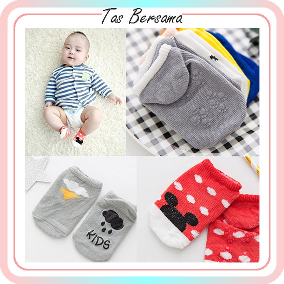 Kaos Kaki Anak Bayi Korea Kaos Kaki Anti Slip Lici Bayi 3D Cute Animal BB07