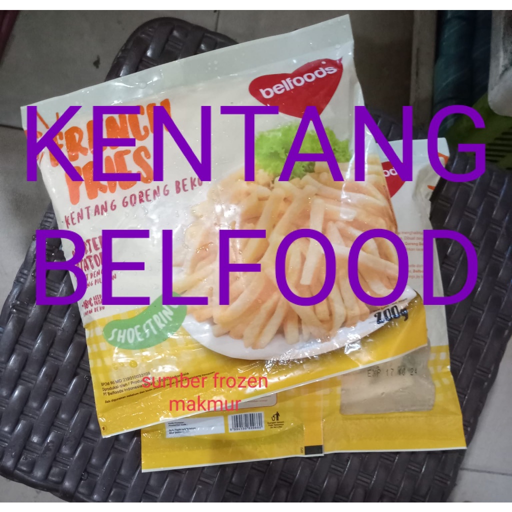 

KENTANG SHOESTRING BELFOOD 200gr sumber frozen makmur