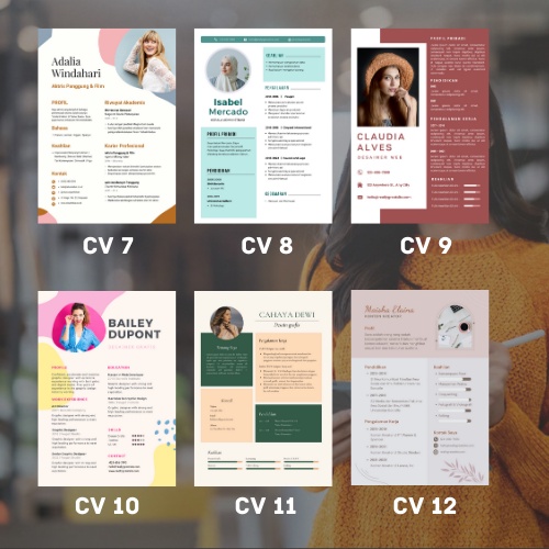 Pembuatan CV | Desain CV / Design CV dan Lamaran Kerja - FREE REVISI