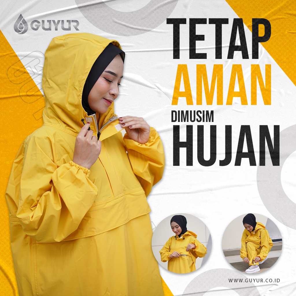 Jas Hujan Model Kangguru Lengkap Dengan Sepatu  saku Anti Bocor  Setelan Pria Wanita dewasa raincoat anti air Mantel bahab import model jaket 100% tida rembes tembus