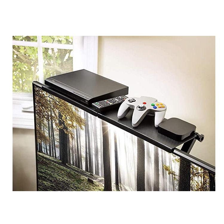 Screen Top Shelf Stand Rack ( uk 33*16*2.5cm ) Rak Barang Atas TV Screen Top Shelf Stand Holder