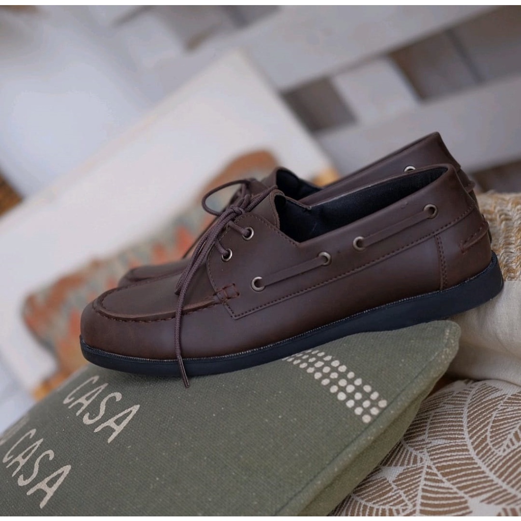 ORMOND CASUAL BIG SIZE | Sepatu Pria Brown Loafers Formal / Moccasin Ukuran Jumbo 43-48