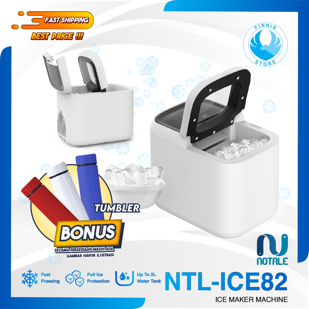 Notale Ice Maker Machine - Mesin Pembuat ES Batu - Garansi Resmi
