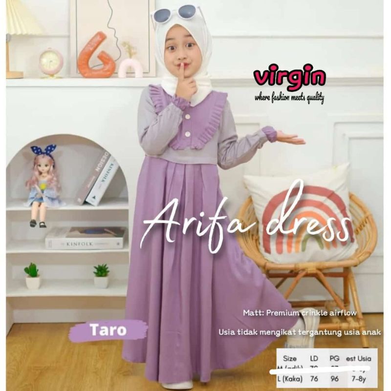 ARIFA DRESS kids gamis anak