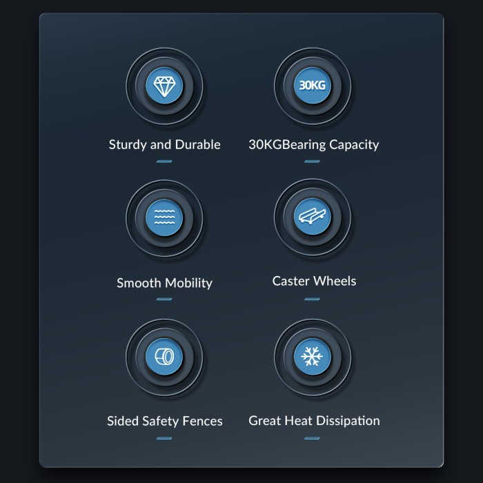 ORICO CPB6 Steel CPU Case Bracket Stand without Safety fences