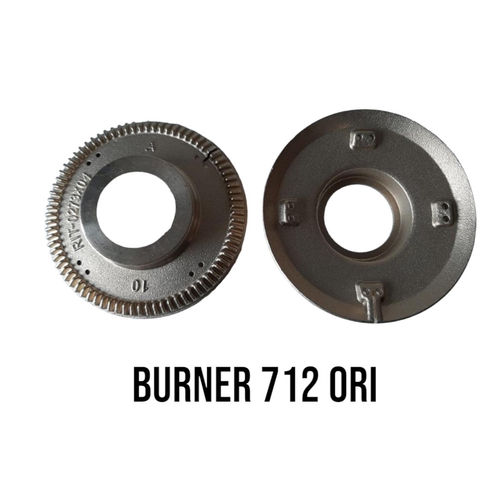 BURNER RINNAI 712A (BESAR) ORI / KUNINGAN KOMPOR RINNAI 712A ORI
