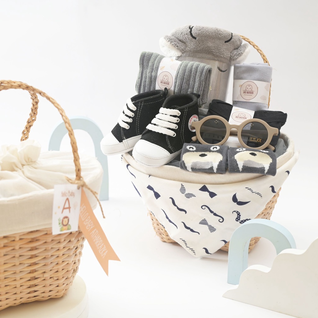 [Hikeen] baby hampers kado lahiran premium baby boy baby girl towel series baby gift set mewah handuk dan alat mandi