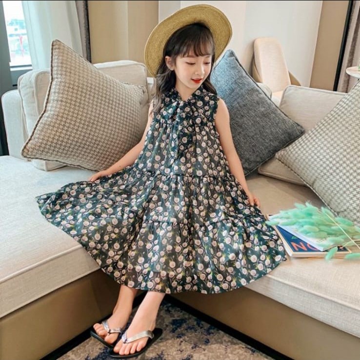 DRESS ANAK CEWEK / BAJU DRESS ANAK PEREMPUAN / DRESS IMPORT CEWE / BAJU GAUN DRESS TERUSAN ANAK PERE