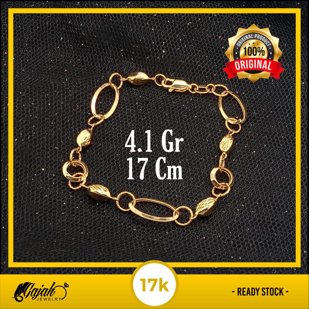 Gelang Emas 17K - 4.1 Gr Kadar 750 - 4537