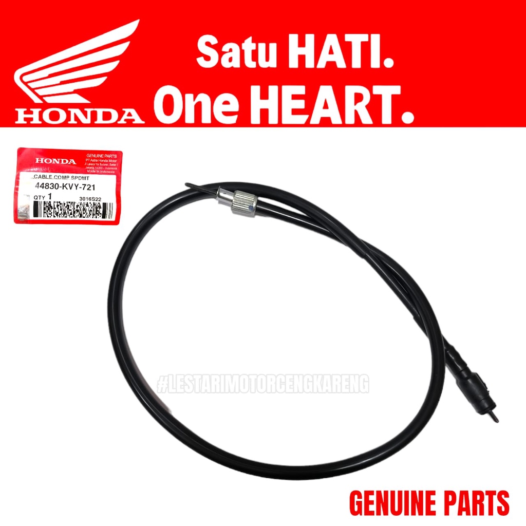 KABEL SPEEDOMETER BEAT SPACY VARIO KARBU INJEKSI 44830-KVY-721 ORI AHM