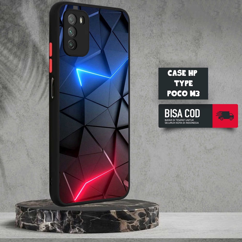 CASE XIAOMI POCO M3 2022 MOTIF [ABSTRAK] TERLARIS CASING XIAOMI POCO M3 TERBARU DOVE MATTE FUZE SOFT