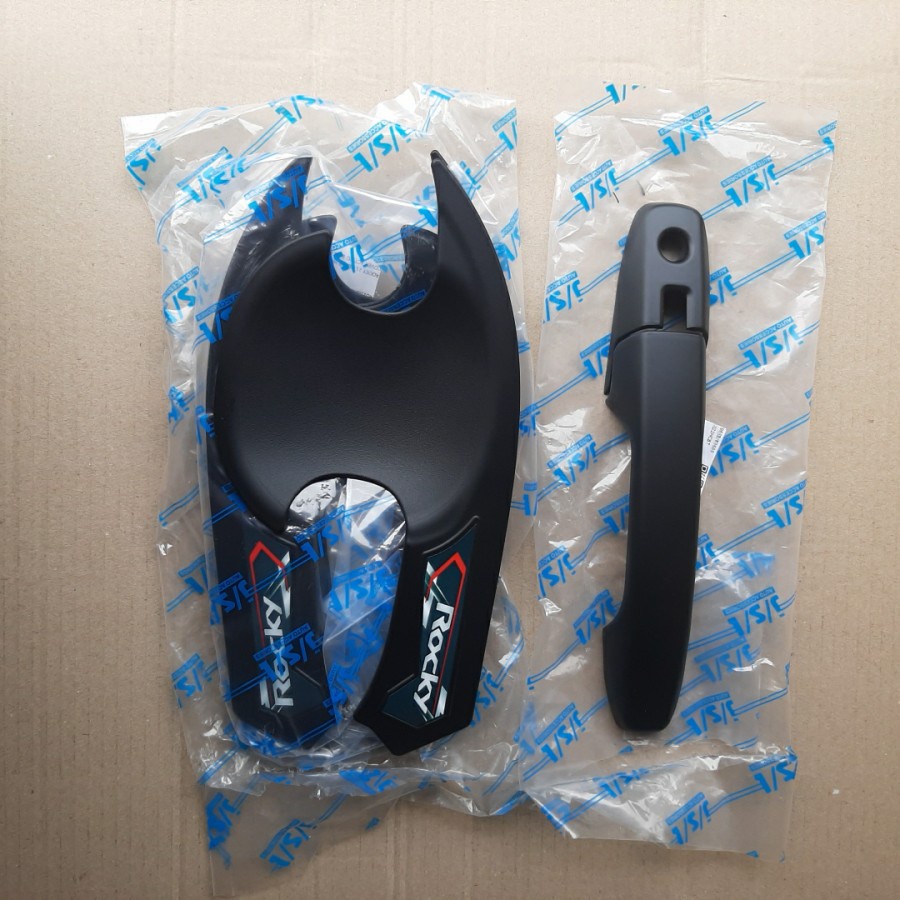 JSL Paket Cover Handle Outer Hitam Doff Mobil ROCKY 2022-2023