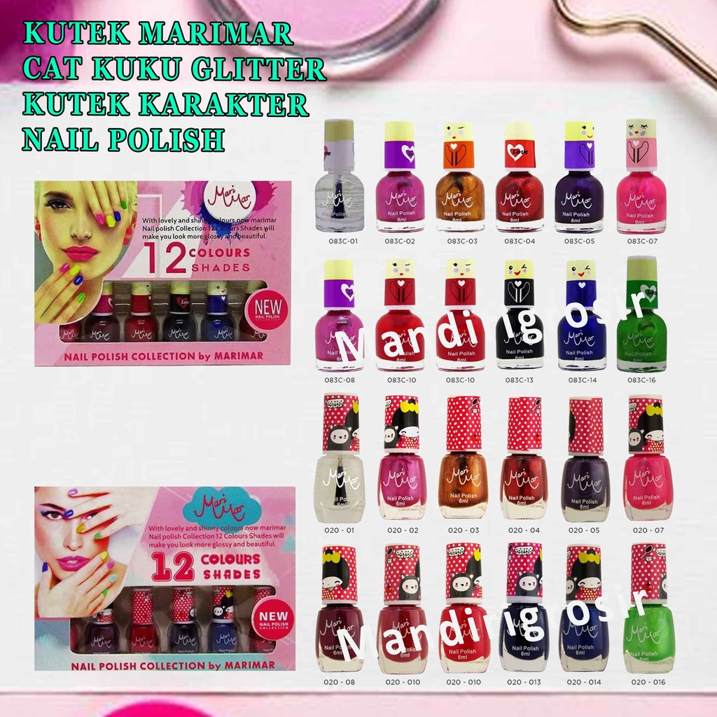 Cat Kuku Glitter* Marimar Kutek* Kutek Karakter* Nail Polish