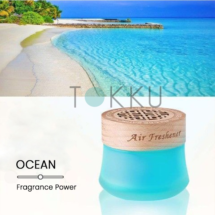 TOKKU Parfum Mobil Pengharum Mobil / Ruangan / Universal 160gram Botol Kaca Unik Awet Segar Model Terbaru