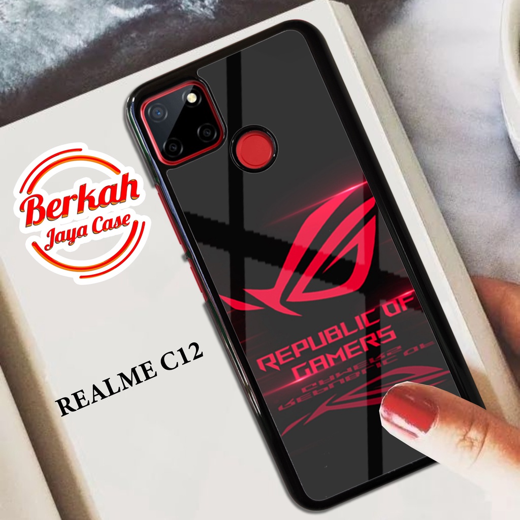 Case REALME C12 Casing REALME C12 Case ROG Casing Terlaris Case Keren Terbaru Casing Hardcase premiu