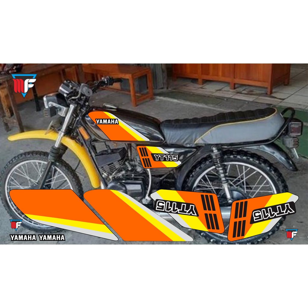 Striping Lis Yamaha YT115 I YT 115 Tahun 95 96 Stiker Variasi