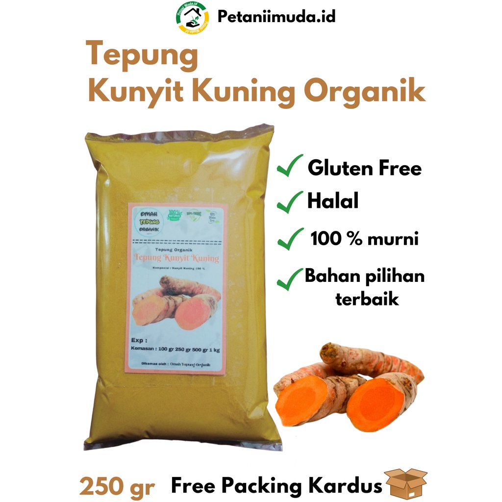 

Bubuk Kunyit Kuning murni kemasan 250 gram/Tepung Kunyit Kuning murni kemasan 250 gram/Serbuk Kunyit Kuning kemasan 250 gram/Bubuk Kunyit Putih murni kemasan 250 gram/Tepung Kunyit Putih murni kemasan 250 gram/Serbuk Kunyit Putih Murni kemasan 250 gram