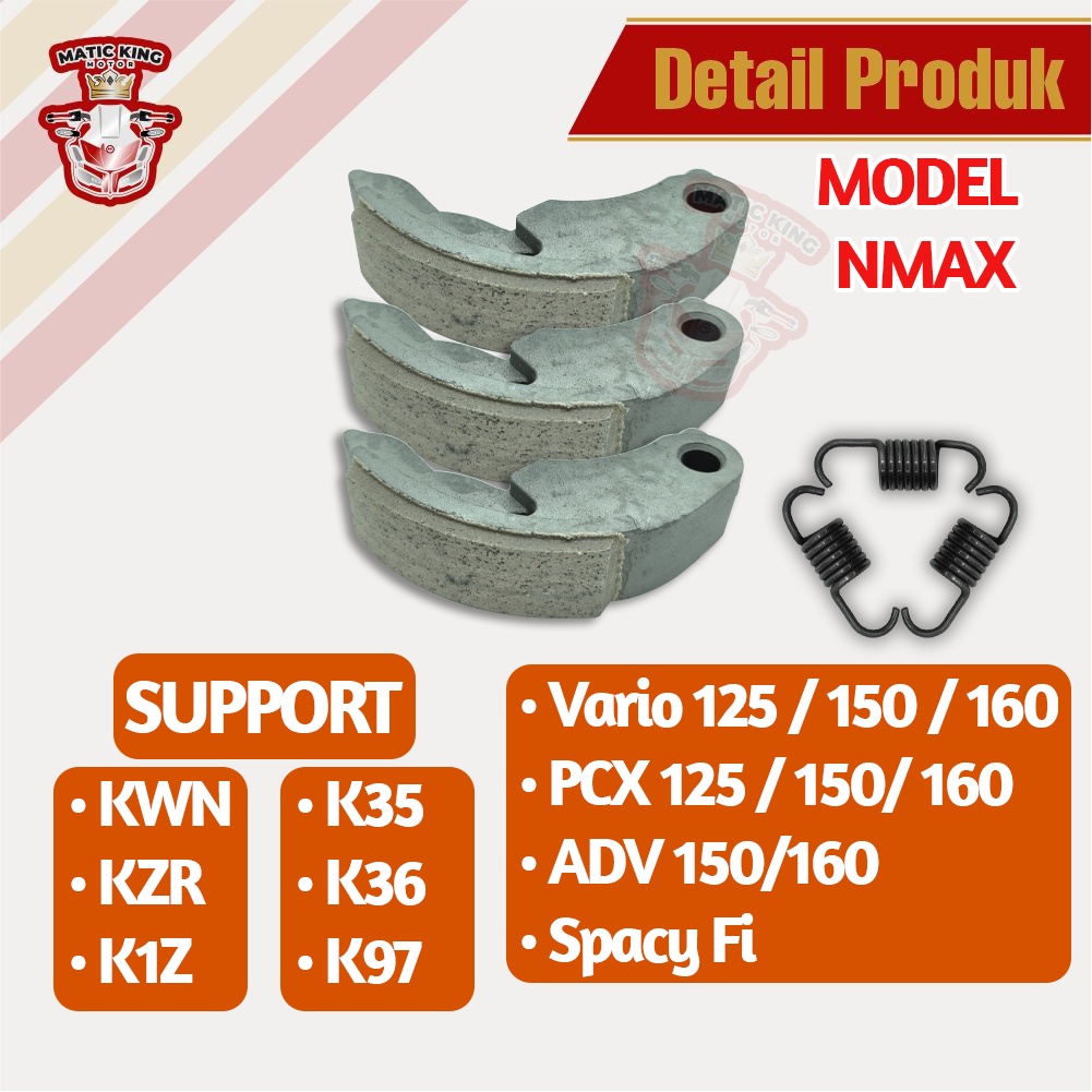 Kampas Ganda Kopling Honda Vario PCX ADV 125 150 160 Tipe Nmax 2DP Yamagata