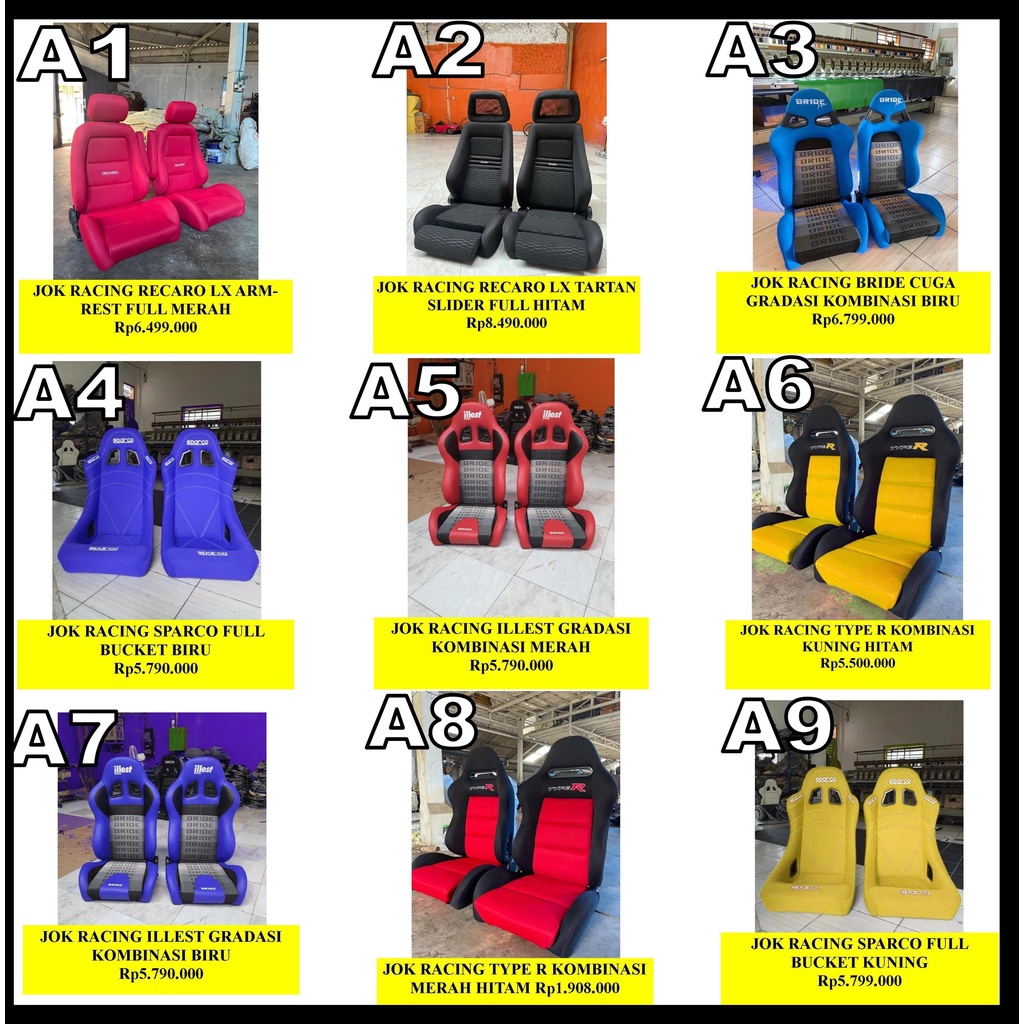 JOK MOBIL RACING JOK MOBIL UNIVERSAL JOK MOBIL UTK SEMUA JENIS MOBILJOK MOBIL TERBAIK  RACING UNIVER