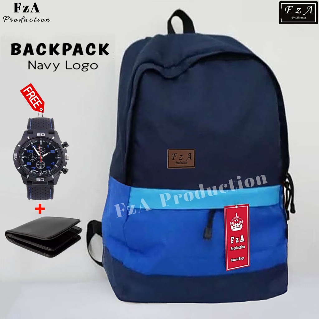 Tas Ransel Gendong Laptop Distro Tas Ransel Pria Wanita Tas Punggung Laptop Kerja Sekolah Tas Backpack Original - FzA NYL