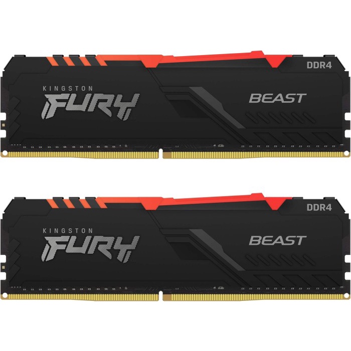 KINGSTON KF432C16BBAK2/32 | Fury Beast RGB 32GB (16GB x2) 3200MHz