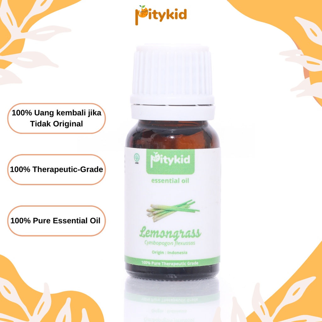 Pitykid Lemongrass Essential Oil Pure Minyak Sereh Dapur