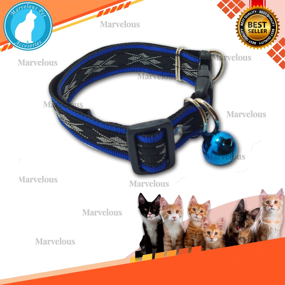 Kalung anjing motif lonceng 24 mm bahan tebal dan kuat kualitas premium