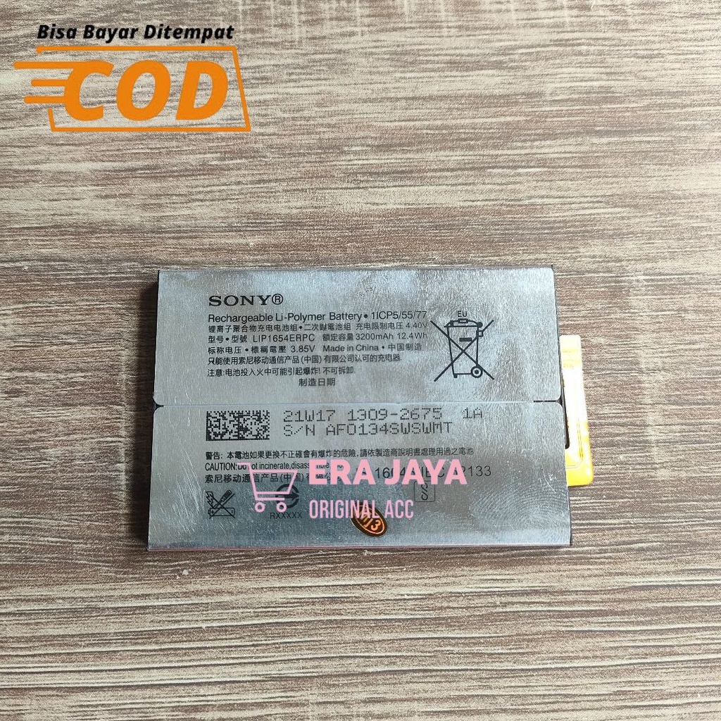 SONY XPERIA L3 - Baterai Batre Hp Sony Xperia L3 I3312 I4312 I4332 I3322 Kode Model LIP1654ERPC Batr