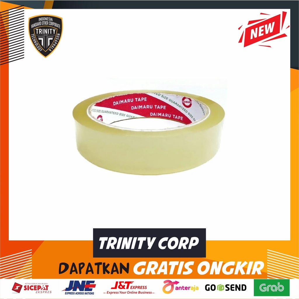 

Lakban 24mm x 72 yard merk daimaru Per pack
