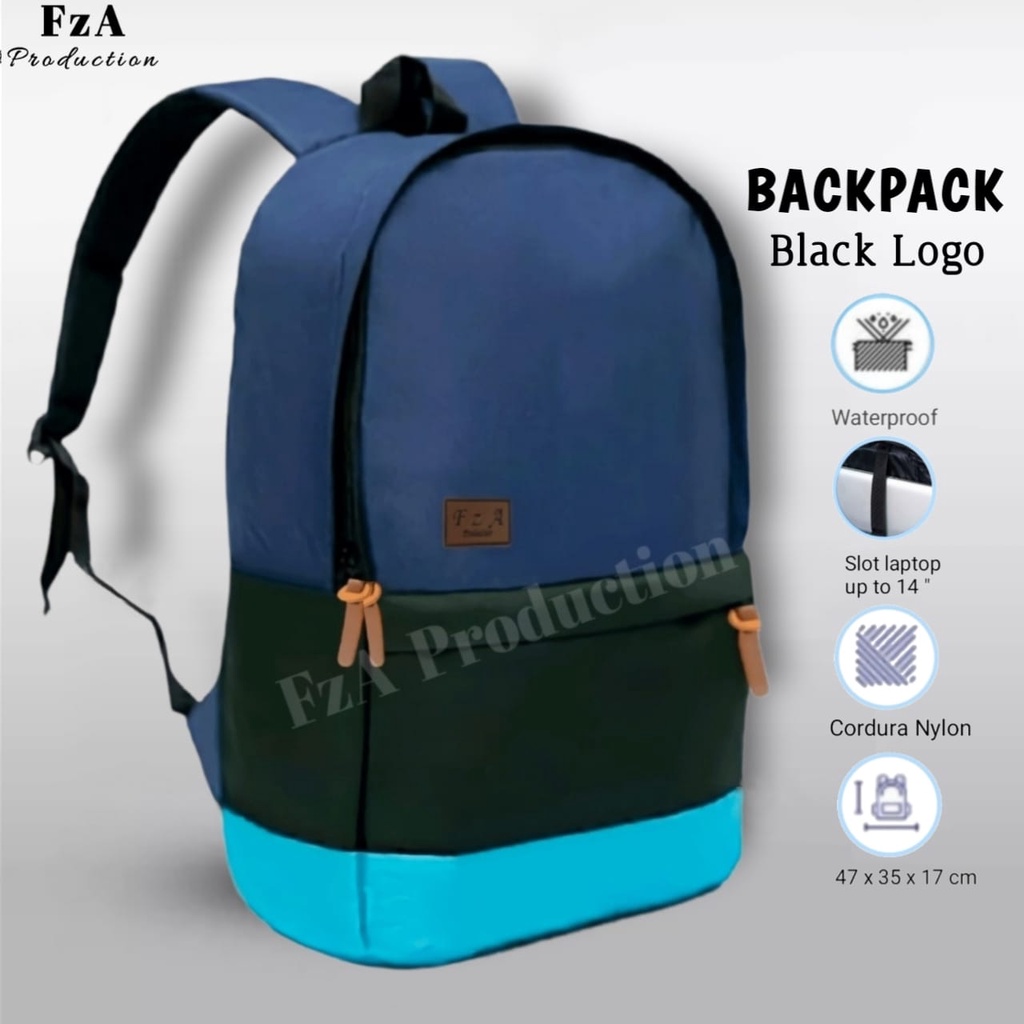 Big Promo..Tas Ransel Distro Casual Pria Wanita / Tas Ransel Laptop Sekolah Kuliah Bacpack Distro Original - FzA