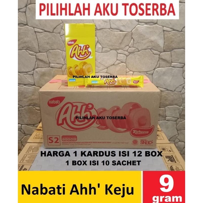 

Richeese Nabati Ahh KEJU @ 9 gr - ( HARGA 1 DUS ISI 12 BOX )
