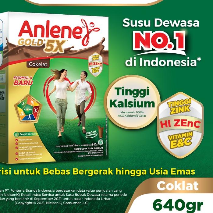 

Stok terbaru Anlene Gold 5X Susu Bubuk Dewasa Cokelat 640g - Nutrisi Tinggi Kalsium Untuk Tulang, Sendi, dan Otot gas !!