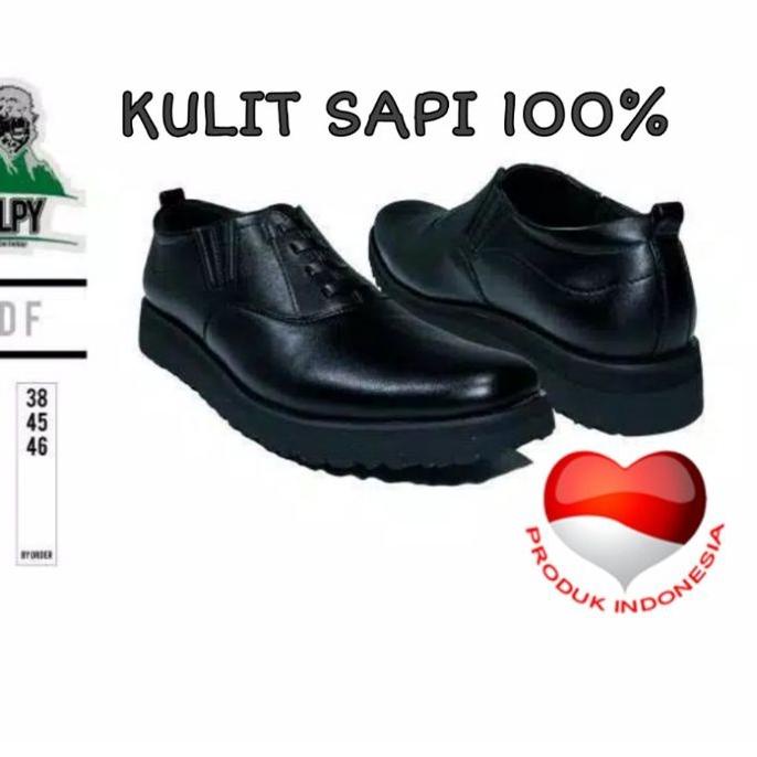 ✻ KULIT SAPI ASLI SEPATU FORMAL PDH PENDEK  HIGH QUALITY ✸