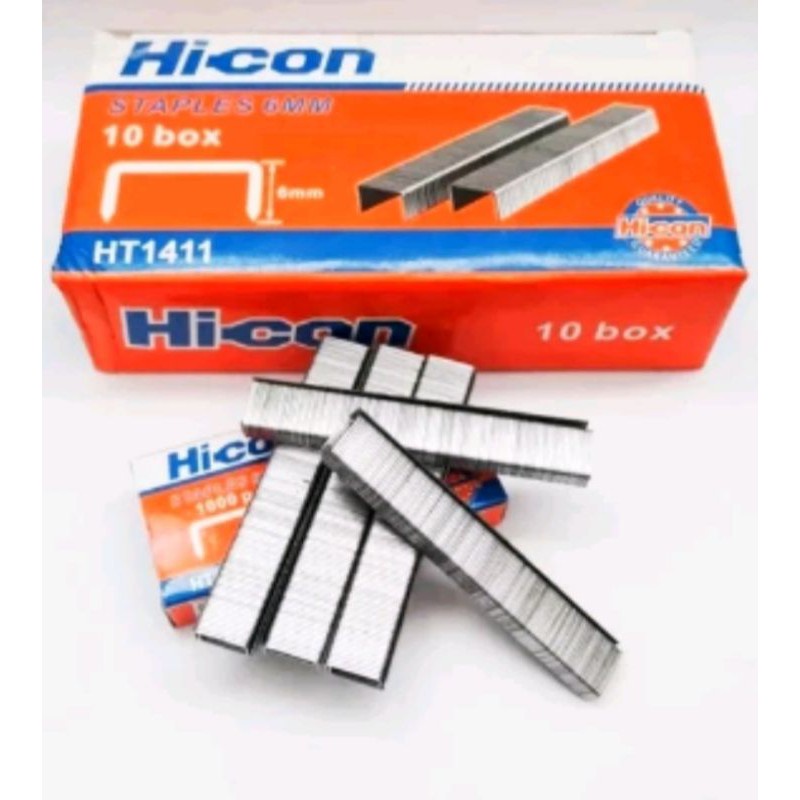 

HI-CON Isi refill gun tacker staples tembak 1000pc 6 mm