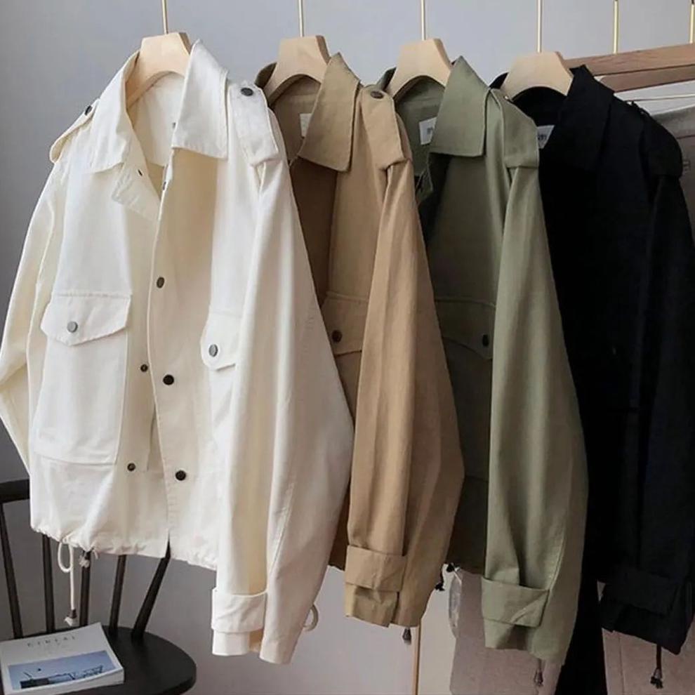 [ART. 7832] JAKET WANITA  SUWON JACKET AMERICAN DRILL JAKET KOREAN STYLE