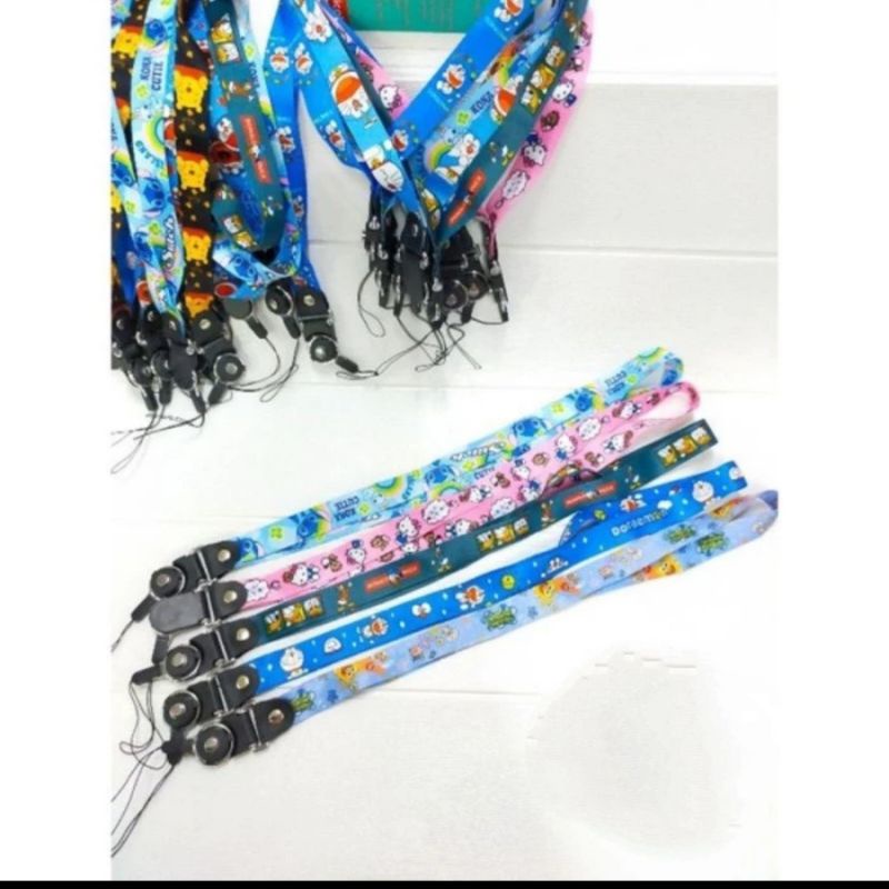 GANTUNGAN HP LANYARD 10 BIJI KARAKTER KARTUN